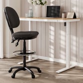 Temple &amp; Webster Leo Sit &amp; Stand Desk with Wireless Charging Station