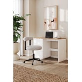 Temple &amp; Webster Hannon Boucle Office Chair