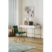 Temple &amp; Webster Marlene 2 Drawer Desk