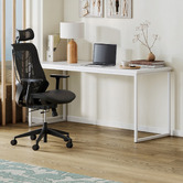 Temple &amp; Webster Evan Ergonomic Office Chair &amp; Axel Professional Office Desk Set