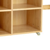 Temple &amp; Webster Elle Pine Wood Single Loft Bed with Desk