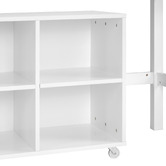 Temple &amp; Webster Hazel Pine Wood Single Loft Bed with Desk