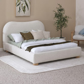 Temple &amp; Webster Paloma Boucle Bed