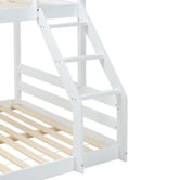 Temple &amp; Webster Juniper Single Over Double Lowline Bunk Bed