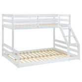 Temple &amp; Webster Juniper Single Over Double Lowline Bunk Bed