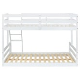 Temple &amp; Webster Juniper Single Over Double Lowline Bunk Bed