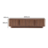 Temple &amp; Webster Natalia 4 Door TV Unit