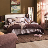 Temple &amp; Webster Juno Australian Cotton Fitted Sheet Set