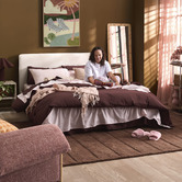Temple &amp; Webster Juno Australian Cotton Fitted Sheet Set