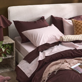 Temple &amp; Webster Juno Australian Cotton Fitted Sheet Set