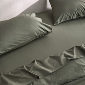 Temple &amp; Webster Juno Australian Cotton Fitted Sheet Set