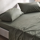 Temple &amp; Webster Juno Australian Cotton Fitted Sheet Set