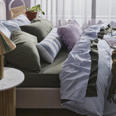 Temple &amp; Webster Juno Australian Cotton Fitted Sheet Set