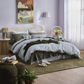 Temple &amp; Webster Juno Australian Cotton Fitted Sheet Set