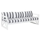 Temple &amp; Webster 5 Seater Hamptons Outdoor Sofa Set