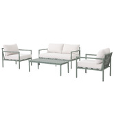 Temple &amp; Webster 4 Seater Kamari Outdoor Lounge Set