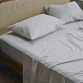 Temple &amp; Webster 400TC Bamboo &amp; Cotton Fitted Sheet Set