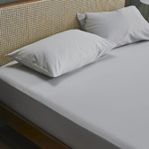 Temple &amp; Webster 400TC Bamboo &amp; Cotton Fitted Sheet Set