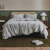 Temple &amp; Webster 400TC Bamboo &amp; Cotton Fitted Sheet Set