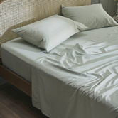 Temple &amp; Webster 400TC Bamboo &amp; Cotton Fitted Sheet Set