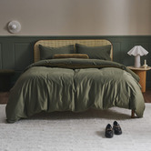 Temple &amp; Webster 400TC Bamboo &amp; Cotton Fitted Sheet Set