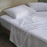 Temple &amp; Webster 400TC Bamboo &amp; Cotton Fitted Sheet Set