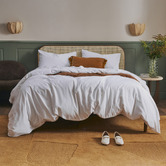 Temple &amp; Webster 400TC Bamboo &amp; Cotton Fitted Sheet Set