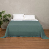 Temple &amp; Webster Pure French Flax Linen Flat Sheet