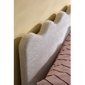 Temple &amp; Webster Ripple Chenille Bed Frame