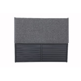 Temple &amp; Webster 2 Seater Malibu Aluminium Outdoor Storage Bench
