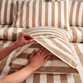 Temple &amp; Webster Sutton Cotton &amp; Linen Fitted Sheet Set