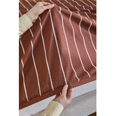 Temple &amp; Webster Juno Stripe Australian Cotton Fitted Sheet Set