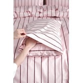 Temple &amp; Webster Juno Stripe Australian Cotton Quilt Cover Set