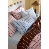 Temple &amp; Webster Juno Stripe Australian Cotton Quilt Cover Set