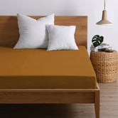 Temple &amp; Webster Pure French Flax Linen Fitted Sheet