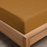 Temple &amp; Webster Pure French Flax Linen Fitted Sheet