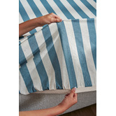 Temple &amp; Webster Sutton Cotton &amp; Linen Fitted Sheet Set