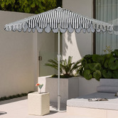 Temple &amp; Webster 2.7m Scalloped Market Umbrella
