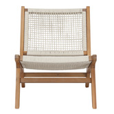 Temple &amp; Webster Harbour Acacia Wood Outdoor Lounge Chair