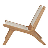 Temple &amp; Webster Harbour Acacia Wood Outdoor Lounge Chair