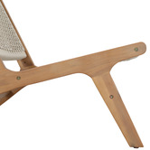Temple &amp; Webster Harbour Acacia Wood Outdoor Lounge Chair