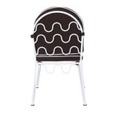 Temple &amp; Webster Shelly Wavy Steel Outdoor Dining Chairs