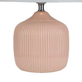 Temple &amp; Webster Darcy Ceramic &amp; Linen Bedside Lamp