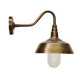 Temple &amp; Webster Melrose Gooseneck Outdoor Wall Light