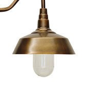 Temple &amp; Webster Melrose Gooseneck Outdoor Wall Light