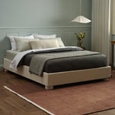 Temple &amp; Webster Nola Boucle Bed Base
