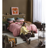 Temple &amp; Webster Pure French Flax Linen Quilt Cover Set