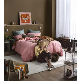 Temple &amp; Webster Pure French Flax Linen Quilt Cover Set