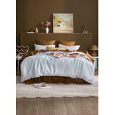 Temple &amp; Webster Pure French Flax Linen Quilt Cover Set