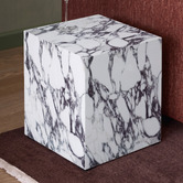 Temple &amp; Webster Milly Stone-Look Side Table